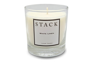 White Linen Candle
