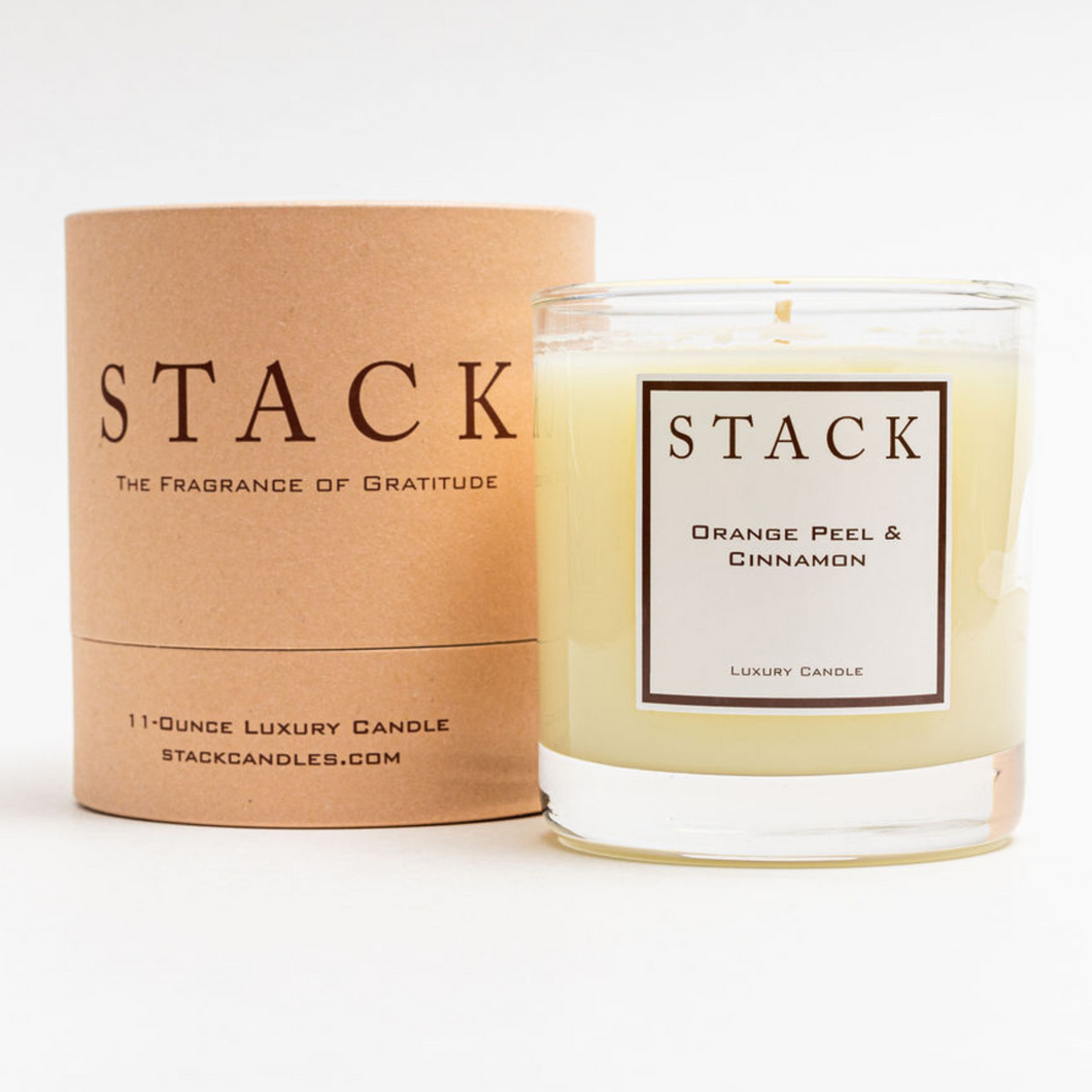 Orange Peel Cinnamon Candle
