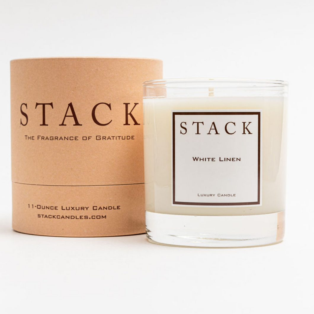 White Linen Candle