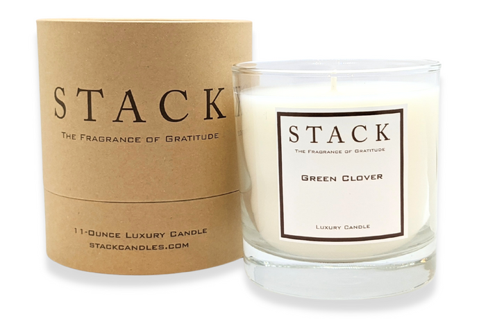 Green Clover Candle