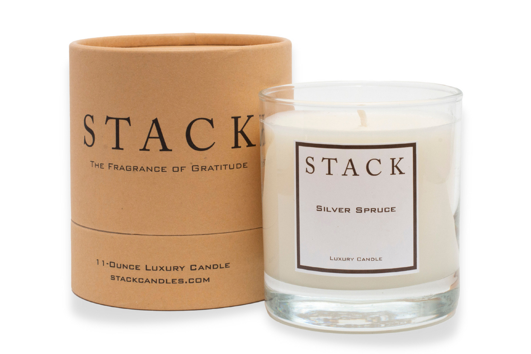 Stack candles, Christmas candles, luxury candles, STACK